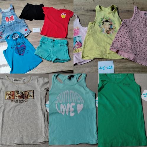Pakket kledij 10stuks(topjes, short, t-shirts,.) maat 116, Kinderen en Baby's, Kinderkleding | Kinder-kledingpakketten, Gebruikt