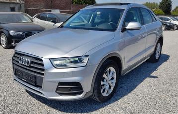 🆕AUDI Q3 QUATTRO_2.0 TDI(149CH)_08/2018💢EUR.6B_AUTOM💢, Autos, Cuir, Argent ou Gris, Achat, Entreprise
