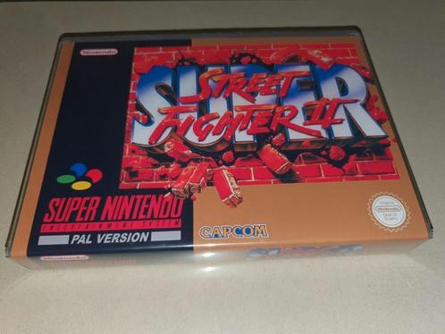 Super Street Fighter 2 SNES Game Case, Consoles de jeu & Jeux vidéo, Jeux | Nintendo Super NES, Comme neuf, Envoi
