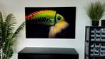 Wanddecoratie "Toekan" 160 x 100 cm met houten rand, Antiek en Kunst, Ophalen