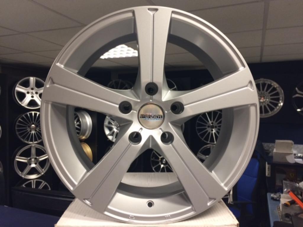 IN STOCK: NIEUWE set 17 inch 5x120 aluminium sport velgen, Auto-onderdelen, Banden en Velgen, Velg(en), Zomerbanden, 17 inch, Personenwagen