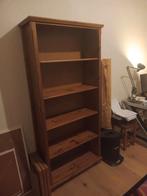 Vol houten boekenkast, Huis en Inrichting, Kasten | Boekenkasten, Ophalen, Zo goed als nieuw