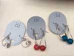 3 paar oorbellen, Ophalen, Nieuw, Overige materialen, Knopjes of Stekers