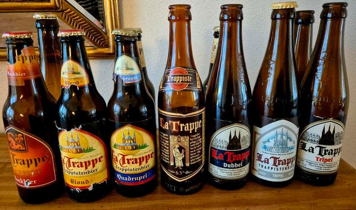 oude lege flessen La Trappe bier collector's item, Verzamelen, Biermerken, Zo goed als nieuw, Flesje(s), La Trappe, Ophalen of Verzenden