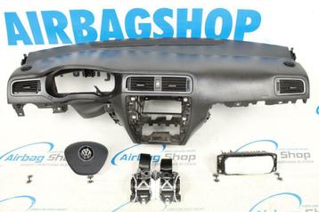 Airbag set - Dashboard zwart Volkswagen Jetta (2011-heden) beschikbaar voor biedingen