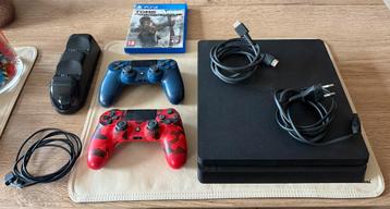 PS4 Console Slim - 1 TB met toebehoren, Games en Spelcomputers, Spelcomputers | Sony PlayStation 4, Ophalen of Verzenden, 1 TB