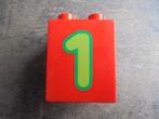 Lego Duplo Brick 2x2x2 (zie foto's) 10, Ophalen of Verzenden, Gebruikt, Losse stenen, Duplo