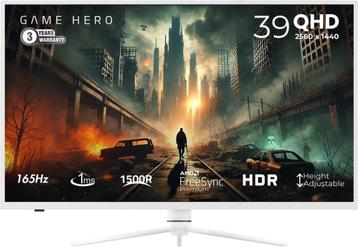 GAME HERO 38,5inch QHD VA Curved Gaming Monitor - 165Hz - 1m beschikbaar voor biedingen