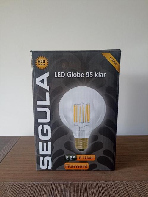 Nieuwe LED lamp segula globe 95 klar, filament, E27, 6Watt, Huis en Inrichting, Lampen | Losse lampen, Ophalen of Verzenden