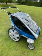 Fietskar Chariot voor 2, Ophalen, Gebruikt, Opvouwbaar, Thule