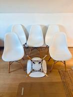 Lot de 6 chaises style eames eiffel tres bon etat, Maison & Meubles, Chaises, Enlèvement, Comme neuf