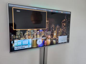 TV LG 49 pouces + support murale + cache câble en Aluminium, LED, Comme neuf, Enlèvement, 100 cm ou plus