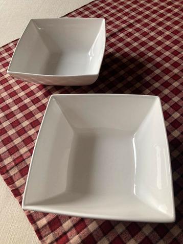 Lot de 2 grands plats carrés (neufs) beschikbaar voor biedingen