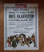 Affiche Schalkhoven 1969 Wiel's bier, Ophalen of Verzenden