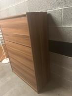 Commode en bois 4 tiroirs (pour chaussures) – Très bon état, Enlèvement, Comme neuf, Contemporain - scandinave