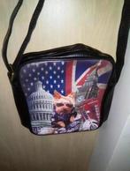 Schoudertas met Yorkshireterriër op -> 2€, Handtassen en Accessoires, Tassen | Schoudertassen, Ophalen, Zo goed als nieuw