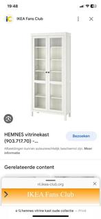 Vitrinekast Ikea, Huis en Inrichting, Kasten | Vitrinekasten, Ophalen, Met deur(en), 50 tot 100 cm, Zo goed als nieuw