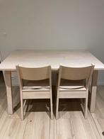 tafel met 2 stoelen, Huis en Inrichting, Ophalen, Zo goed als nieuw