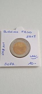 Burkina faso 50 fr 2017 unc, Ophalen of Verzenden