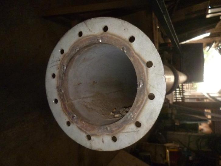 Inox buis, Doe-het-zelf en Bouw, Buizen en Afvoer, Zo goed als nieuw, Overige typen, Inox, 4 tot 6 meter, Ophalen