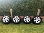 Winterbanden op alu velgen 225/55 R16 Continental, Auto-onderdelen, Banden en Velgen, Ophalen, Gebruikt, 255 mm, Velg(en)