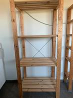 Houten rek nieuwstaat 4 legplanken 170x77x45, Huis en Inrichting, Ophalen, Zo goed als nieuw