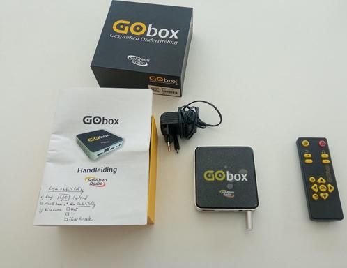 GObox Gesproken ondertiteling, Muziek en Instrumenten, Overige Muziek en Instrumenten, Zo goed als nieuw, Ophalen of Verzenden