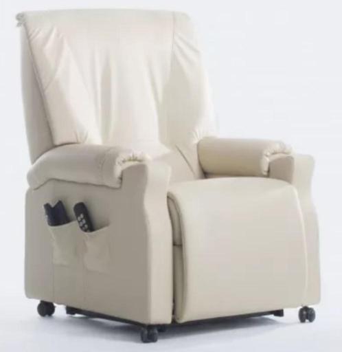 relaxzetel-Revilax-Medilax, Huis en Inrichting, Fauteuils, Zo goed als nieuw, Leer, 50 tot 75 cm, 75 tot 100 cm, Ophalen