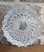3 cendriers en cristal véritable motif soleil, Antiquités & Art, Enlèvement ou Envoi