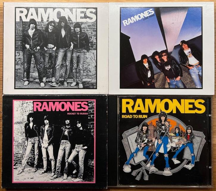 RAMONES – De eerste 4 albums (3x remaster CDs + 1x CD), Cd's en Dvd's, Cd's | Rock, Zo goed als nieuw, Poprock, Verzenden