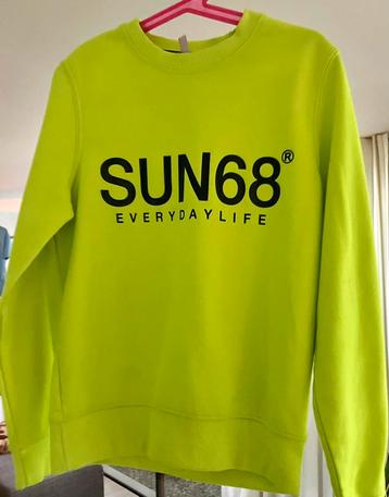 Sweatshirt SUN68 fluokleur