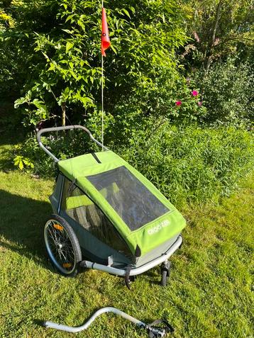Fietskar croozer for 2, Fietsen en Brommers, Ophalen, Gebruikt, Kinderkar, Croozer