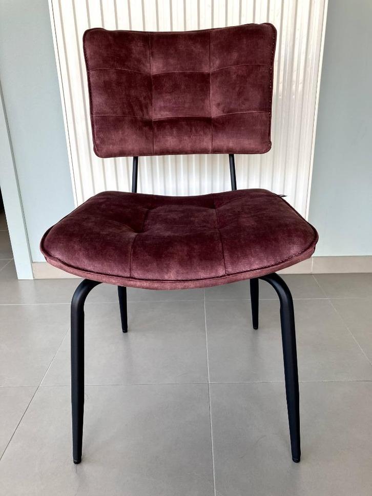 6 stoelen Henders & Hazel, Huis en Inrichting, Stoelen, Nieuw, Vijf, Zes of meer stoelen, Metaal, Stof, Overige kleuren, Ophalen