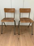 Vintage schoolstoelen, Ophalen, Gebruikt