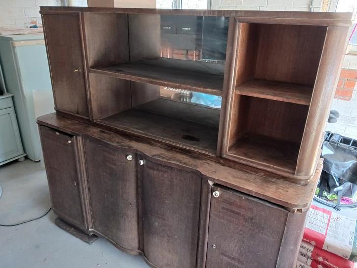 Eiken kast Art Deco, Maison & Meubles, Armoires | Buffets, Enlèvement