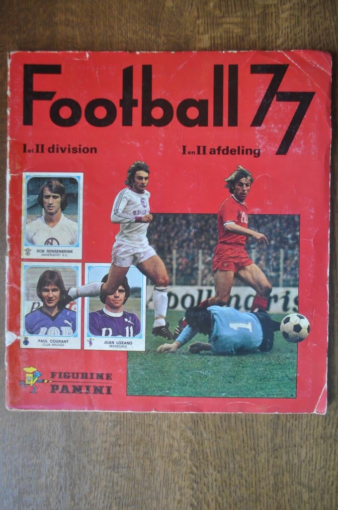 PANINI COMPLEET ALBUM FOOTBALL 1977, Enlèvement ou Envoi, Utilisé, Plusieurs autocollants