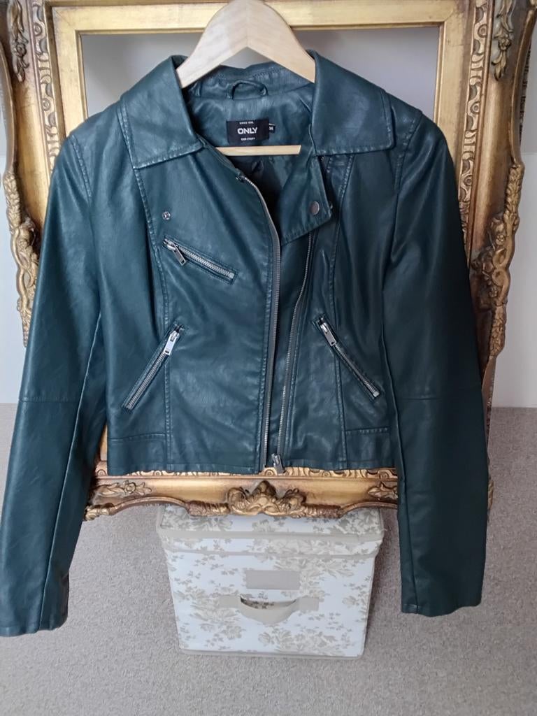 Vest Only vegan leder, maat 34, Vêtements | Femmes, Vestes | Été, Neuf, Only, Enlèvement ou Envoi, Vert