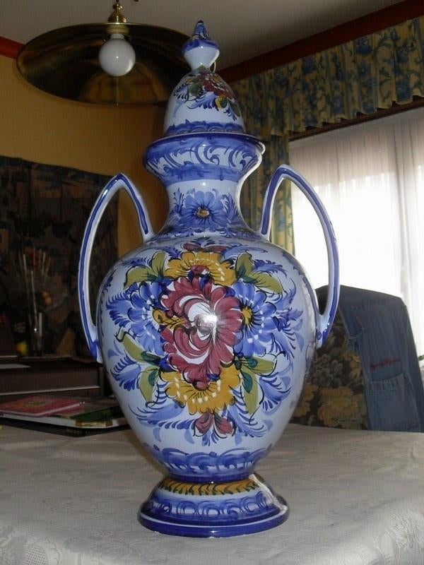 hoge vaas in keramiek portugal ongeschonden, Ophalen of Verzenden