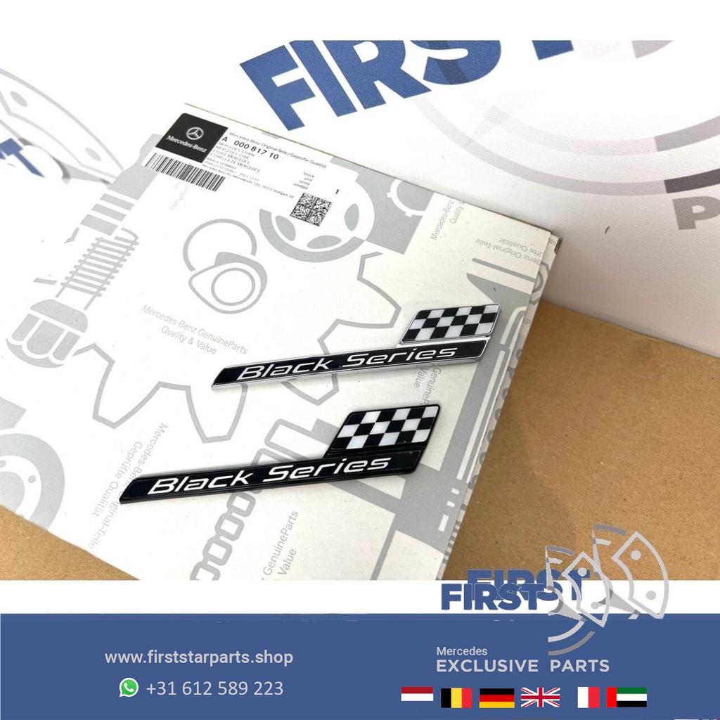 BLACK SERIES EMBLEEM LOGO AMG BADGE Mercedes BLACKSERIES 63, Gebruikt, -, Ophalen of Verzenden, Achter