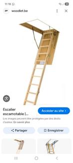 Escalier escamotable 120x70, Bricolage & Construction, Enlèvement, Utilisé, Escalier