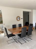 Eettafel met stoelen Calligaris, Ophalen, Gebruikt, 150 tot 200 cm, 200 cm of meer