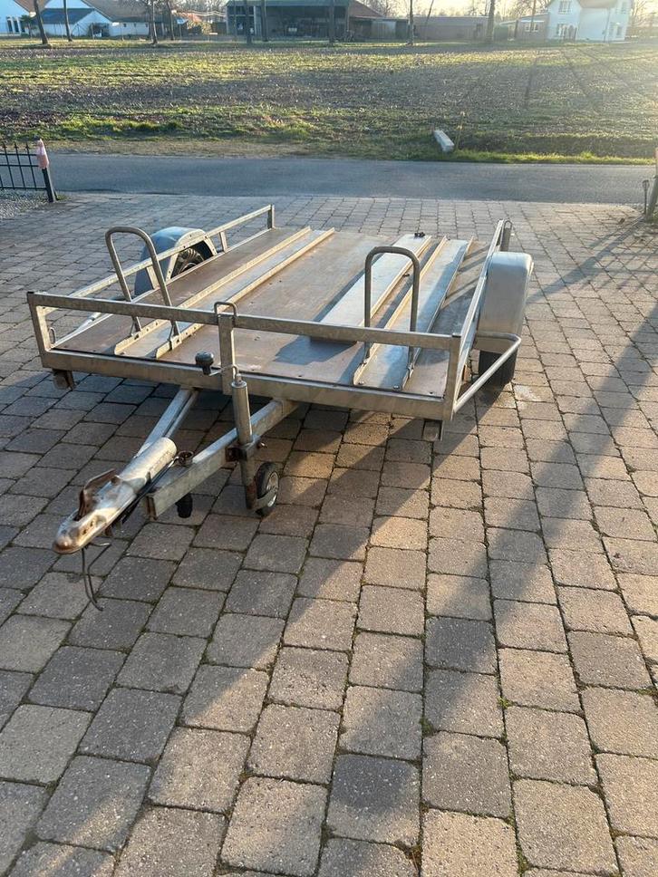 Remorque pour moto, frein, Autos : Divers, Remorques, Comme neuf, Enlèvement