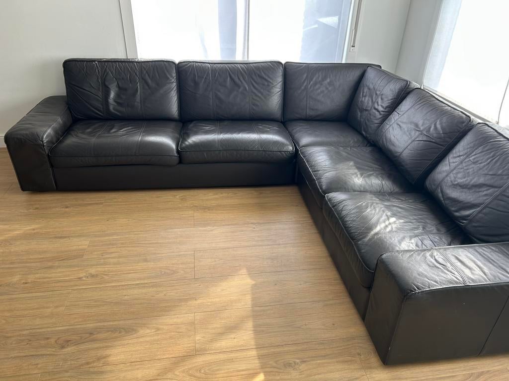 Leren Hoekzetel, Ophalen, Zo goed als nieuw