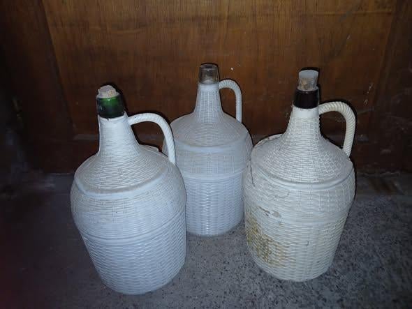 bouteille dame jeanne, Enlèvement, Utilisé, Verre, Récipient(s)