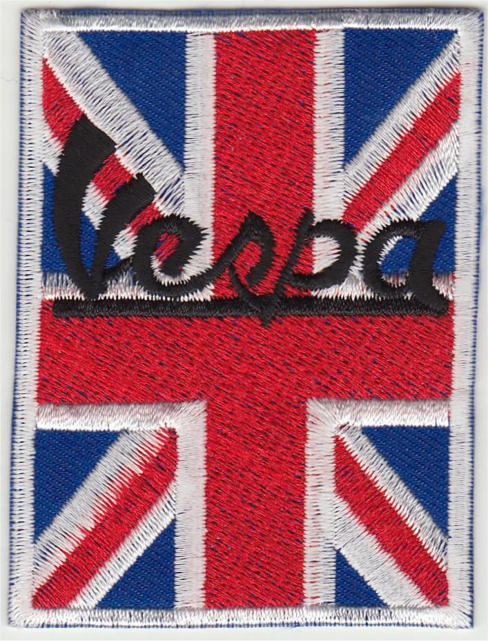 Vespa Union Jack stoffen opstrijk patch embleem #11, Motos, Accessoires | Autre, Neuf, Envoi