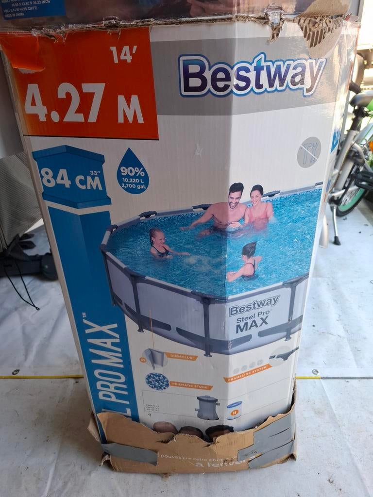 Zwembad Bestway, Ophalen