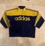 Veste Adidas Vintage 90s - Big Logo Brodé Dos - Taille XL, Sports & Fitness, Taille XL, Enlèvement, Comme neuf, Survêtement