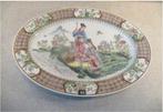Mooi Oud Chinees Ovale Porseleine Bord - 42x30, Antiek en Kunst, Ophalen of Verzenden