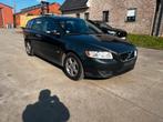 VOLVO V50 1.8BENZINE VAN 2010 MET 140 DKM, Auto's, Volvo, Voorwielaandrijving, Euro 5, Zwart, Leder en Stof
