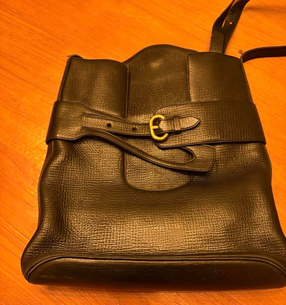 Delvaux handtas, Ophalen, Gebruikt, Zwart, Handtas